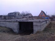 Участок с фундаментом
